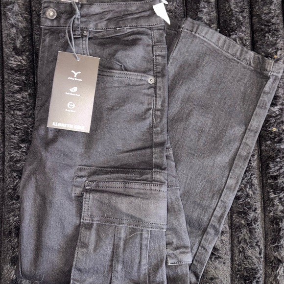 Kenneth Cole Kids Black Straight Leg Jeans - Picture 1 of 2